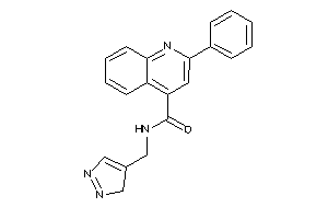 Image of 2-phenyl-N-(3H-pyrazol-4-ylmethyl)cinchoninamide