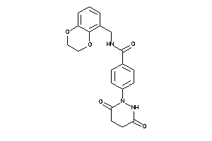Image of N-(2,3-dihydro-1,4-benzodioxin-5-ylmethyl)-4-(3,6-diketohexahydropyridazin-1-yl)benzamide