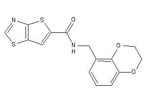 N-(2,3-dihydro-1,4-benzodioxin-5-ylmethyl)thieno[2,3-d]thiazole-5-carboxamide