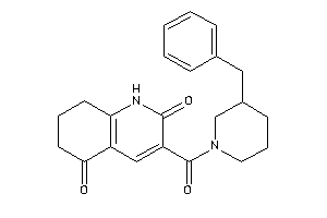 Image of 3-(3-benzylpiperidine-1-carbonyl)-1,6,7,8-tetrahydroquinoline-2,5-quinone