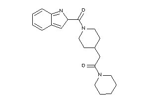 2-[1-(2H-indole-2-carbonyl)-4-piperidyl]-1-piperidino-ethanone