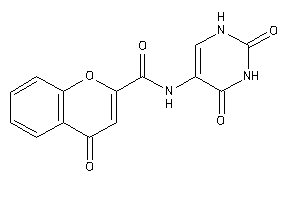 Image of N-(2,4-diketo-1H-pyrimidin-5-yl)-4-keto-chromene-2-carboxamide