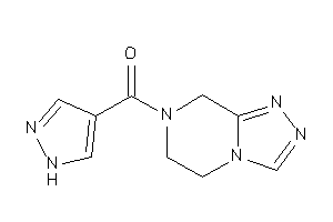 6,8-dihydro-5H-[1,2,4]triazolo[4,3-a]pyrazin-7-yl(1H-pyrazol-4-yl)methanone