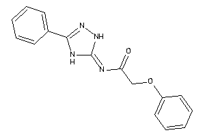 2-phenoxy-N-(3-phenyl-1,4-dihydro-1,2,4-triazol-5-ylidene)acetamide