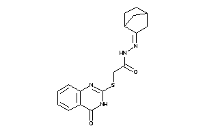 2-[(4-keto-3H-quinazolin-2-yl)thio]-N-(norbornan-2-ylideneamino)acetamide