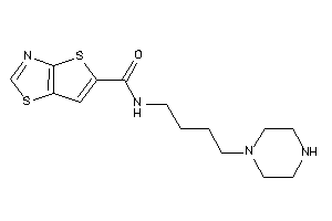 Image of N-(4-piperazinobutyl)thieno[2,3-d]thiazole-5-carboxamide