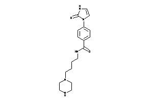 4-(2-keto-4-imidazolin-1-yl)-N-(4-piperazinobutyl)benzamide