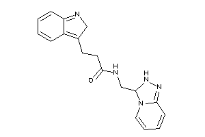 N-(2,3-dihydro-[1,2,4]triazolo[4,3-a]pyridin-3-ylmethyl)-3-(2H-indol-3-yl)propionamide