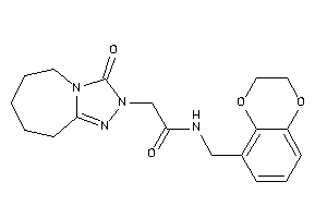 N-(2,3-dihydro-1,4-benzodioxin-5-ylmethyl)-2-(3-keto-6,7,8,9-tetrahydro-5H-[1,2,4]triazolo[4,3-a]azepin-2-yl)acetamide