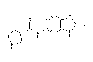 N-(2-keto-3H-1,3-benzoxazol-5-yl)-1H-pyrazole-4-carboxamide