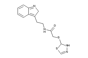 Image of 2-(2,3-dihydro-1,3,4-thiadiazol-2-ylthio)-N-[2-(2H-indol-3-yl)ethyl]acetamide