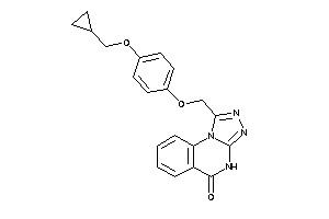 Image of 1-[[4-(cyclopropylmethoxy)phenoxy]methyl]-4H-[1,2,4]triazolo[4,3-a]quinazolin-5-one