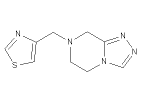4-(6,8-dihydro-5H-[1,2,4]triazolo[4,3-a]pyrazin-7-ylmethyl)thiazole