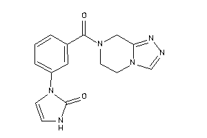 1-[3-(6,8-dihydro-5H-[1,2,4]triazolo[4,3-a]pyrazine-7-carbonyl)phenyl]-4-imidazolin-2-one