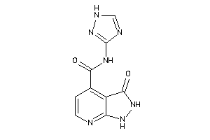 Image of 3-keto-N-(1H-1,2,4-triazol-3-yl)-1,2-dihydropyrazolo[3,4-b]pyridine-4-carboxamide