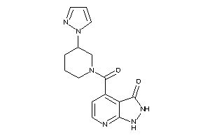 4-(3-pyrazol-1-ylpiperidine-1-carbonyl)-1,2-dihydropyrazolo[3,4-b]pyridin-3-one