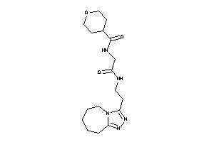 N-[2-keto-2-[2-(6,7,8,9-tetrahydro-5H-[1,2,4]triazolo[4,3-a]azepin-3-yl)ethylamino]ethyl]tetrahydropyran-4-carboxamide