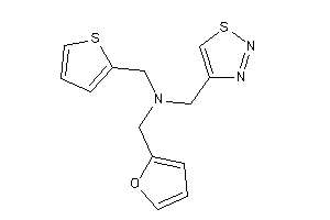 2-furfuryl-(2-thenyl)-(thiadiazol-4-ylmethyl)amine