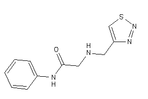 N-phenyl-2-(thiadiazol-4-ylmethylamino)acetamide