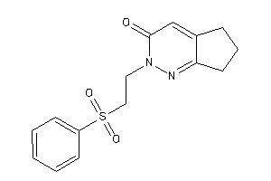 2-(2-besylethyl)-6,7-dihydro-5H-cyclopenta[c]pyridazin-3-one