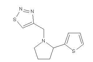 4-[[2-(2-thienyl)pyrrolidino]methyl]thiadiazole