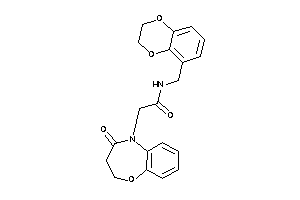 Image of N-(2,3-dihydro-1,4-benzodioxin-5-ylmethyl)-2-(4-keto-2,3-dihydro-1,5-benzoxazepin-5-yl)acetamide
