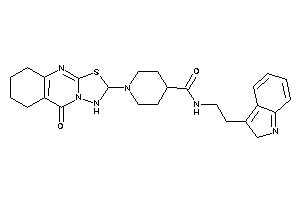 N-[2-(2H-indol-3-yl)ethyl]-1-(5-keto-2,3,6,7,8,9-hexahydro-[1,3,4]thiadiazolo[2,3-b]quinazolin-2-yl)isonipecotamide