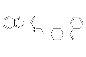 Image of N-[2-(1-benzoyl-4-piperidyl)ethyl]-2H-indole-2-carboxamide