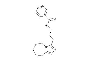 Image of N-[3-(6,7,8,9-tetrahydro-5H-[1,2,4]triazolo[4,3-a]azepin-3-yl)propyl]nicotinamide