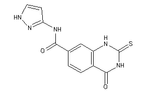 Image of 4-keto-N-(1H-pyrazol-3-yl)-2-thioxo-1H-quinazoline-7-carboxamide