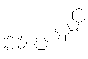 Image of 1-(2,4,5,6,7,7a-hexahydrobenzothiophen-2-yl)-3-[4-(2H-indol-2-yl)phenyl]urea