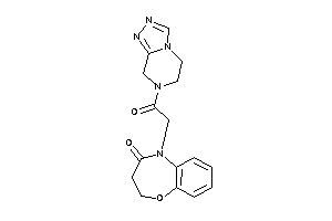 5-[2-(6,8-dihydro-5H-[1,2,4]triazolo[4,3-a]pyrazin-7-yl)-2-keto-ethyl]-2,3-dihydro-1,5-benzoxazepin-4-one