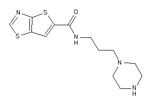 Image of N-(3-piperazinopropyl)thieno[2,3-d]thiazole-5-carboxamide