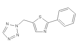 Image of 2-phenyl-5-(tetrazol-2-ylmethyl)thiazole