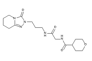 N-[2-keto-2-[3-(3-keto-5,6,7,8-tetrahydro-[1,2,4]triazolo[4,3-a]pyridin-2-yl)propylamino]ethyl]tetrahydropyran-4-carboxamide
