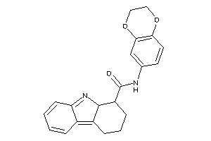 N-(2,3-dihydro-1,4-benzodioxin-6-yl)-2,3,4,9a-tetrahydro-1H-carbazole-1-carboxamide
