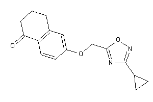 6-[(3-cyclopropyl-1,2,4-oxadiazol-5-yl)methoxy]tetralin-1-one