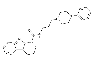Image of N-[3-(4-phenylpiperazino)propyl]-2,3,4,9a-tetrahydro-1H-carbazole-1-carboxamide