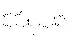 Image of N-[(2-keto-3H-pyridin-3-yl)methyl]-3-(3-thienyl)acrylamide