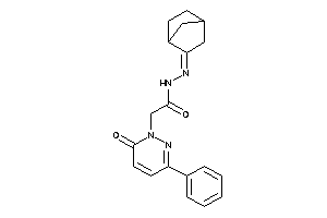 2-(6-keto-3-phenyl-pyridazin-1-yl)-N-(norbornan-2-ylideneamino)acetamide