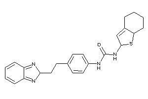 1-(2,4,5,6,7,7a-hexahydrobenzothiophen-2-yl)-3-[4-[2-(2H-benzimidazol-2-yl)ethyl]phenyl]urea