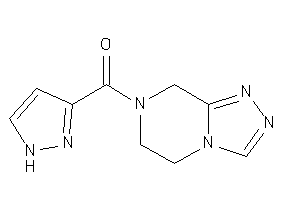 6,8-dihydro-5H-[1,2,4]triazolo[4,3-a]pyrazin-7-yl(1H-pyrazol-3-yl)methanone