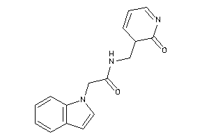 2-indol-1-yl-N-[(2-keto-3H-pyridin-3-yl)methyl]acetamide
