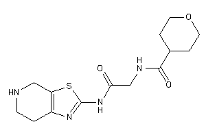 Image of N-[2-keto-2-(4,5,6,7-tetrahydrothiazolo[5,4-c]pyridin-2-ylamino)ethyl]tetrahydropyran-4-carboxamide