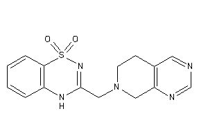 3-(6,8-dihydro-5H-pyrido[3,4-d]pyrimidin-7-ylmethyl)-4H-benzo[e][1,2,4]thiadiazine 1,1-dioxide