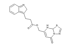 3-(2H-indol-3-yl)propionic Acid (5-keto-8,8a-dihydro-[1,3,4]thiadiazolo[3,2-a]pyrimidin-7-yl)methyl Ester