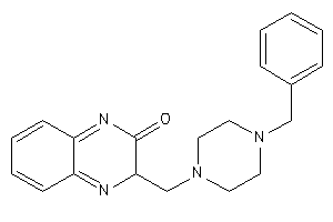 3-[(4-benzylpiperazino)methyl]-3H-quinoxalin-2-one