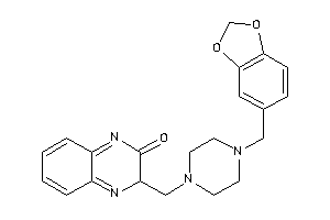 3-[(4-piperonylpiperazino)methyl]-3H-quinoxalin-2-one