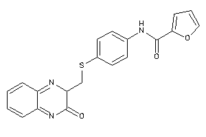 N-[4-[(3-keto-2H-quinoxalin-2-yl)methylthio]phenyl]-2-furamide