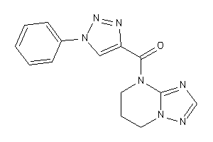 6,7-dihydro-5H-[1,2,4]triazolo[1,5-a]pyrimidin-4-yl-(1-phenyltriazol-4-yl)methanone